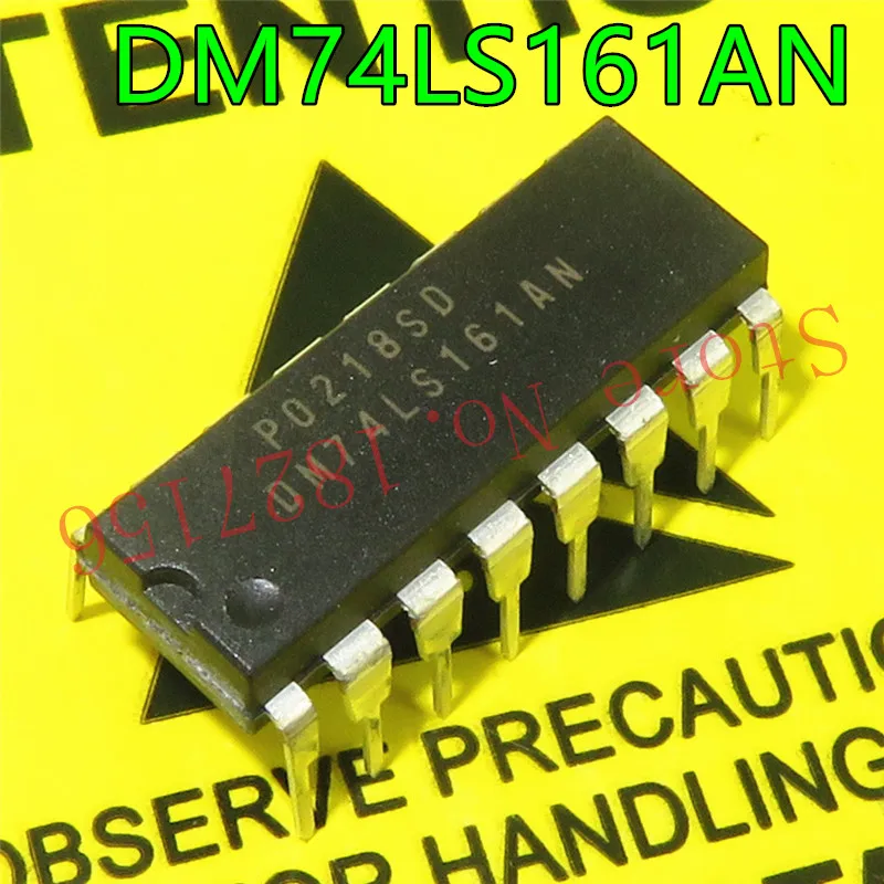 1PCS DM74LS161AN 74LS161   Synchronous 4-Bit Binary Counters