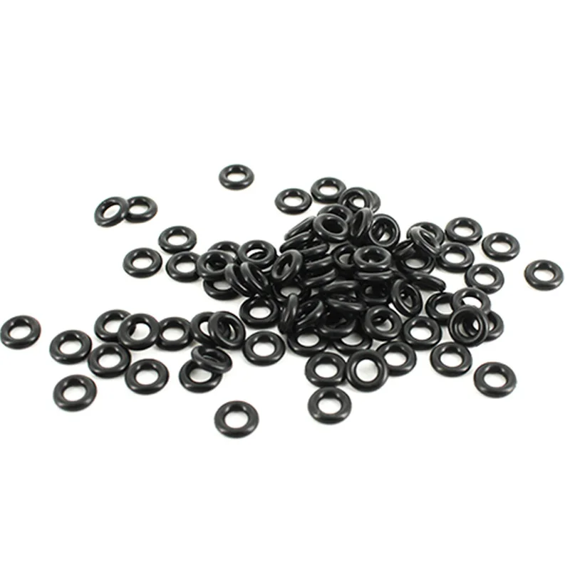 10 PCS / Telek nitril Radírgumi Sztrájktörő NBR 70A Tömítőgyűrű Cézium 0.7mm od2/3/3.2/3.7*0.7mm O Porond tömítés Zsíroz Ellenálló Vízhatlan esőköpény