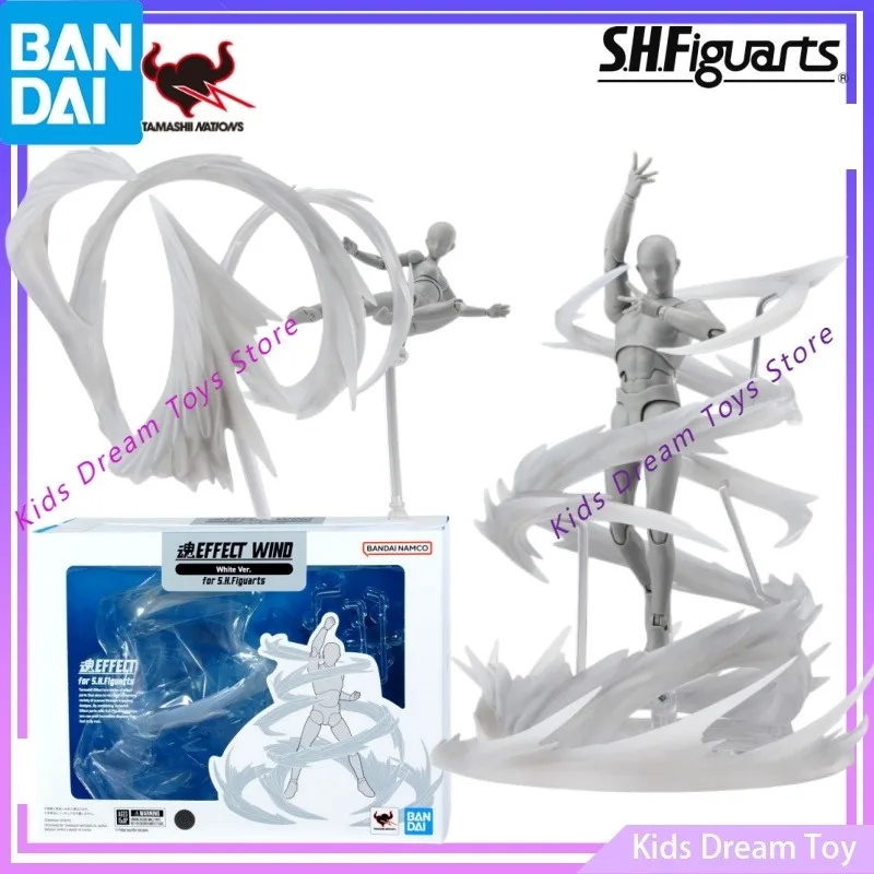 

Bandai in Stock Original TAMASHII EFFECT WIND White Ver. for S.H.Figuarts Anime Action Figures Toys for Gifts Collectible Model