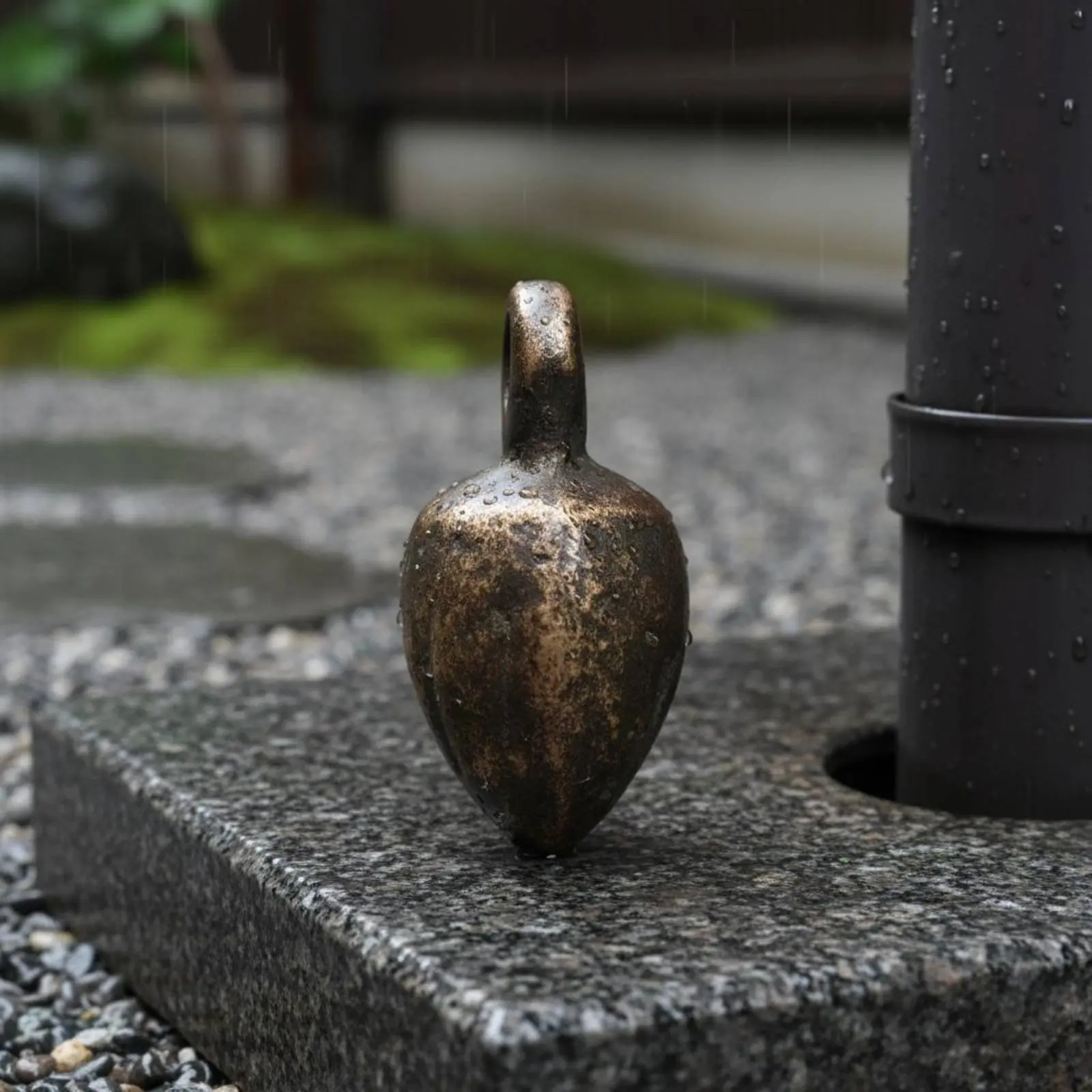 Rain Chain Downspout Adapter Artistic Designs Japanese Design Rain Chain Decoration Gutter Drainage Part Antique Finish