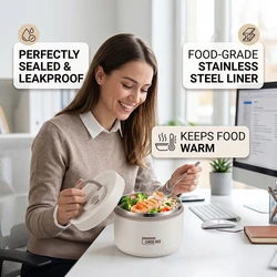 1Pc Thermal Lunch Box Portable Leakproof Lunch Container Set Lunch Container Set Leakproof Snack Lunchbox with Spoon Fork
