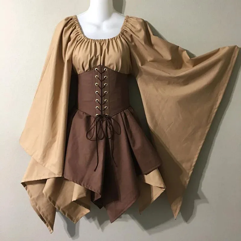 

2025 New Robin Hood Costume Archer Ranger Elf Fairy Elven Cosplay Adult Women Gown Corset Mini Dress Wood Miss Halloween Ou★★★hh