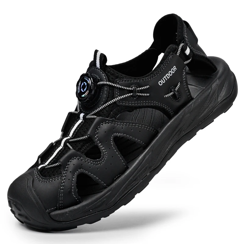High-quality men's leisure sports sandals summer new breathable outdoor sandals with thick soles and comfortable sandals 38-47
