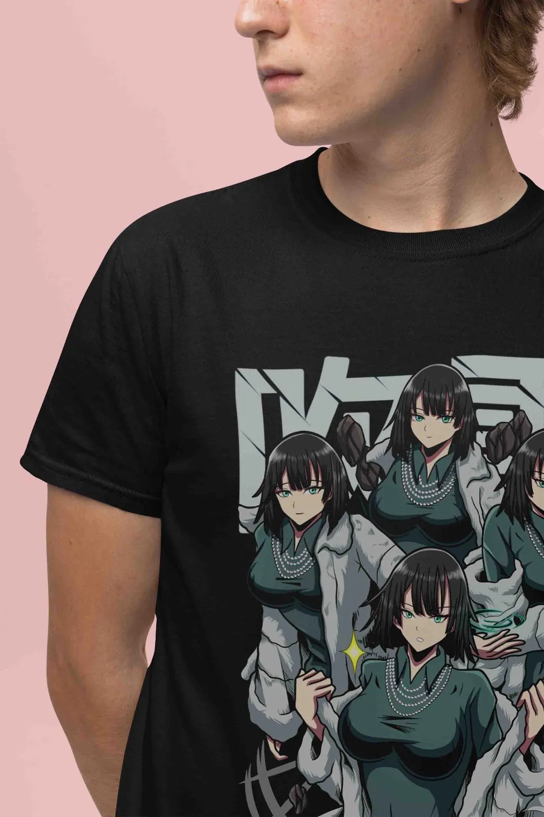 One Punch Man Shirt Fubuki Tshirt Saitama T-Shirt Garou Top Genos Anime Tee