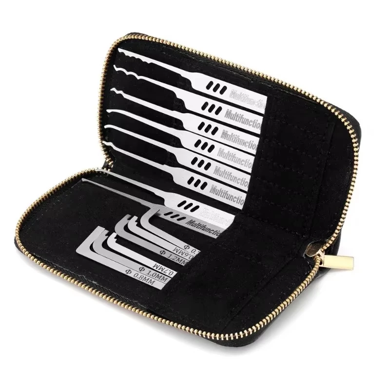 Locksmith Beginners Hand Tools Leather Packaging 10Pcs/14pcs/15pcs/17pcs/24Pcs
