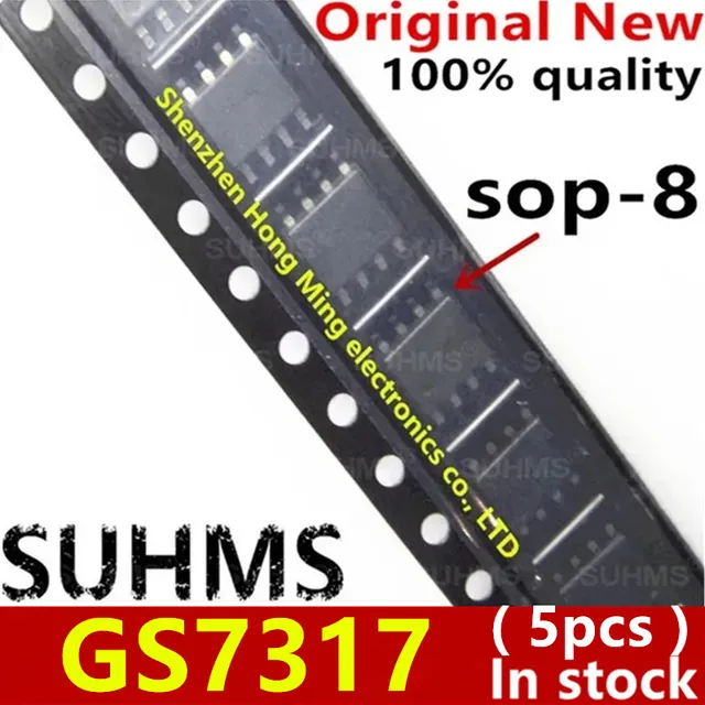(5 sztuk) 100% nowy chipset GS7317HSO-R GS7317 7317 sop-8