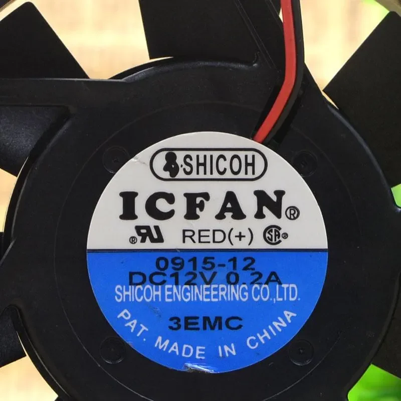 for ICFAN 0915-12 DC12V 0.20A 90x90x15mm 9015 Two-wire Silent Server Cooling Fan