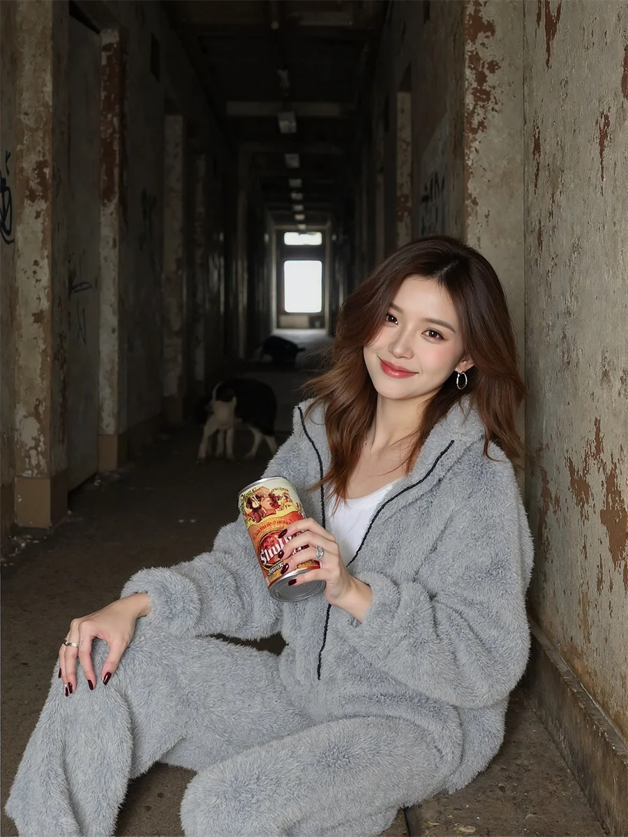 

Pajama Sets Women Elegant Silk-Like Solid Color Long Sleeve Button Front Top Elastic Waist Pants Cool Summer Sleepwear Comfort