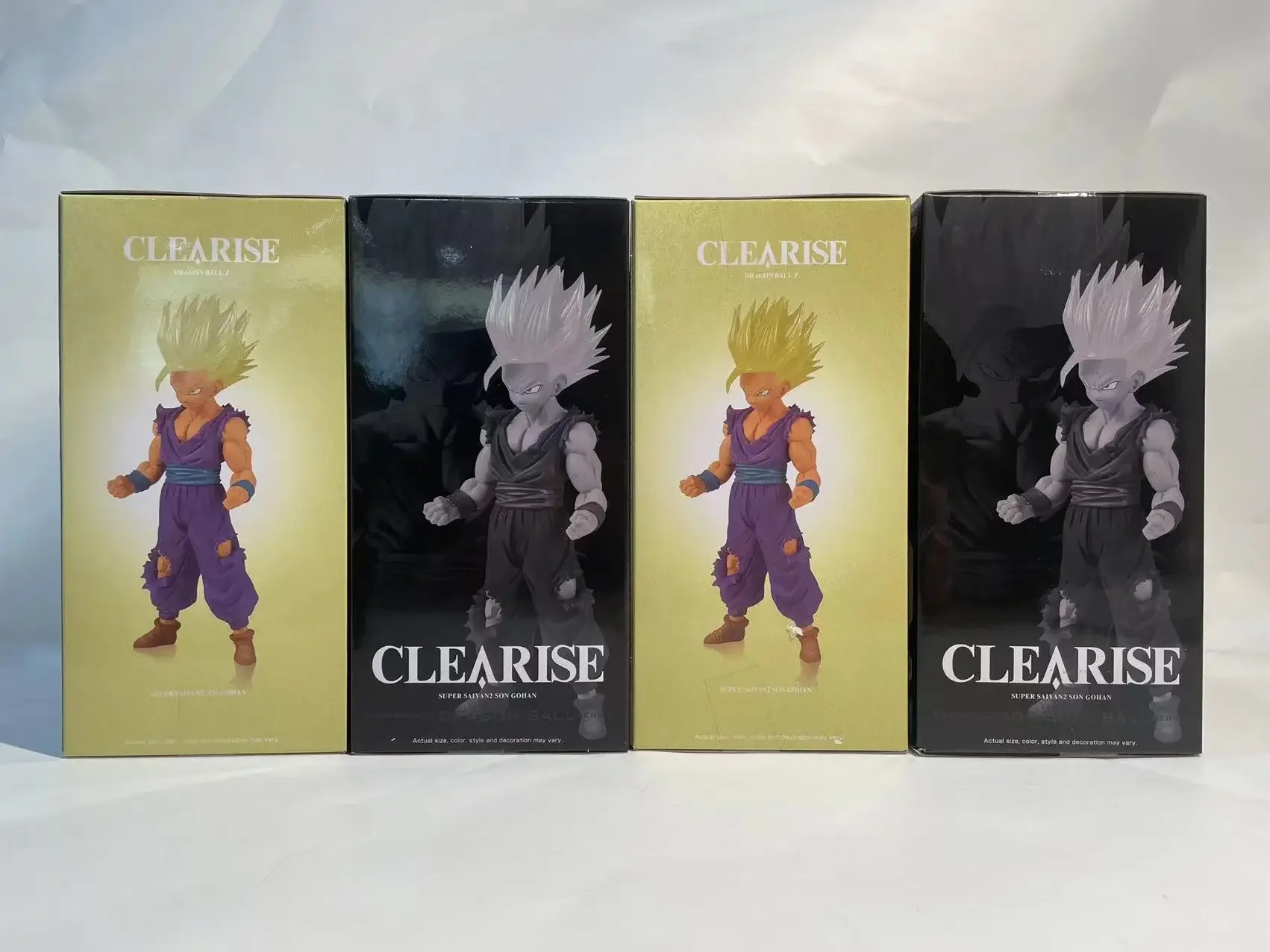 BANPRESTO-Figurines d'action Dragon Ball Z CLEARISE, Bandai Original, Son Gohan SSJ2, Super Saisuperb 2, Anime PVC, Jouets modèles, 150mm