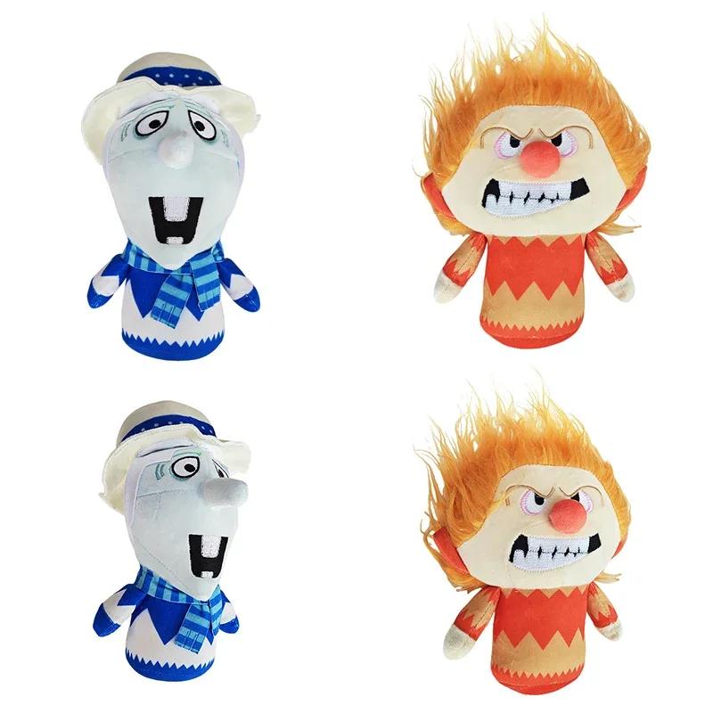 22cm Heat Miser e Snow Miser Brinquedo de pelúcia fofo Boneca de pelúcia Aniversário Halloween Presente de Natal