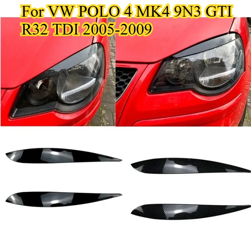 

NONGSHI автомобильные фары для VW POLO 4 MK4 9N3 GTI R32 TDI 2005 2006 2007 2008 2009, фары с бровями