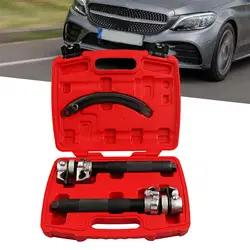 Generic Coil Spring Compressor Tool Set Easily Install with Storage Box Accessory for Shock Absorber Spring Removal Heavy Duty