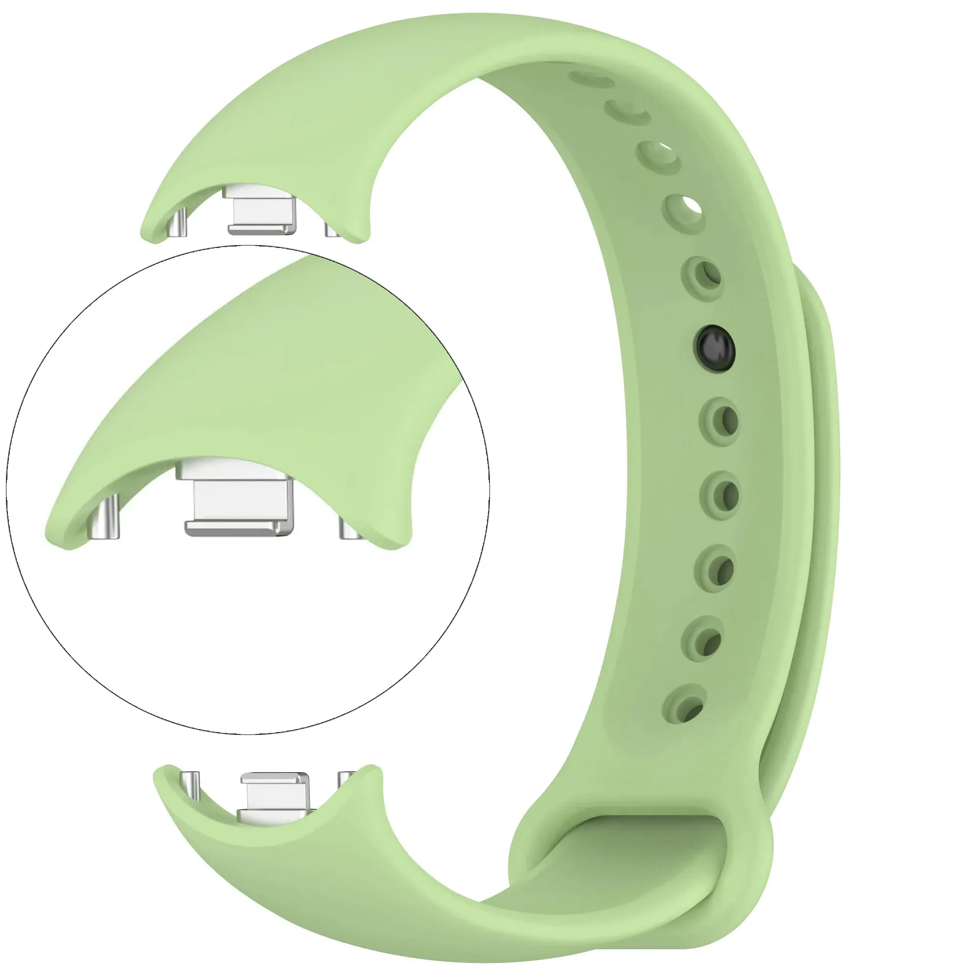 Weiches offizielles Silikonarmband für Xiaomi Mi Band 10 9 8, atmungsaktives Armband, Zubehör, Gürtel für MiBand 9 8, Ersatzarmband