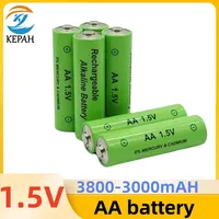 🔋Rechargeable Battery AA 3800mAh 1.5V for Computer Clock Radio Video Game Digital Camera AA battery✅