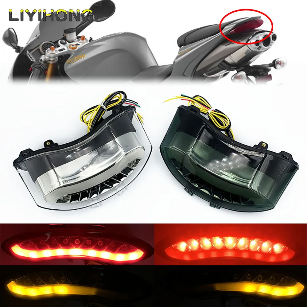 Motorcycle LED Turn Signal Tail Light Taillight For TRIUMPH Speed triple 1050 2011-2015 DAYTONA 675 2005 -2010 & SPEED TRIPLE R