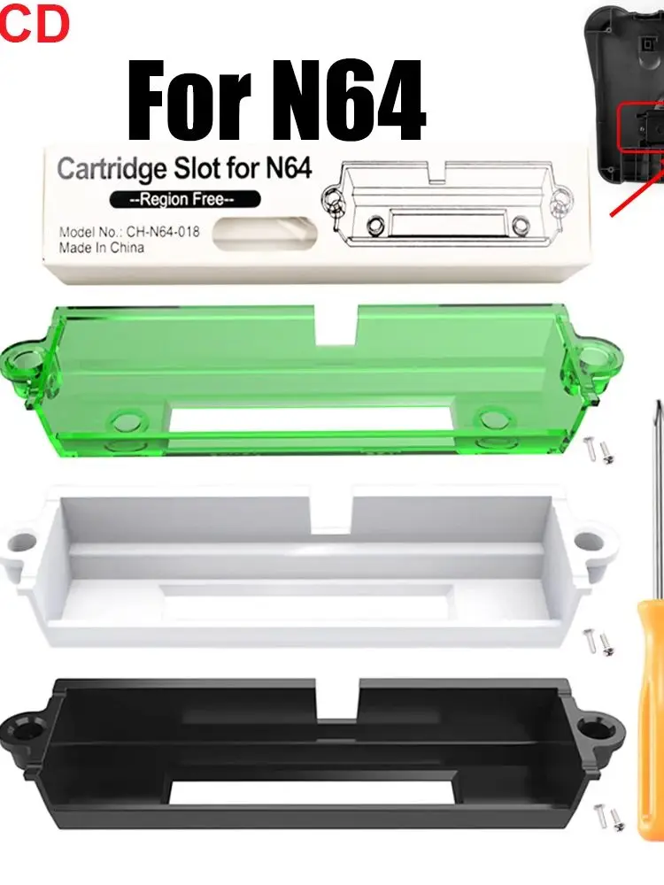 Uniwersalny adapter kartridży JCD Region Free do Nintend 64 - Konwertuje N64 USA na możliwość odtwarzania japońskich importów - Gniazdo kartridża N64 — zdjęcie produktu 7
