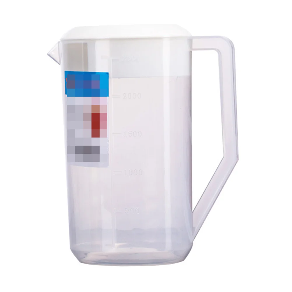 

Juice Pitcher Mixing Easy Pour Bottle Clear Water Bottles Jug with Handle Coffee