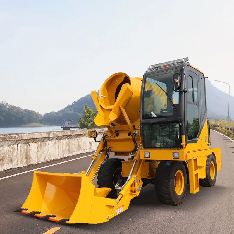 Customized Automatic Self Loading Concrete Mixer Truck for Sale Industrial Use Euro 5 EPA Certificate