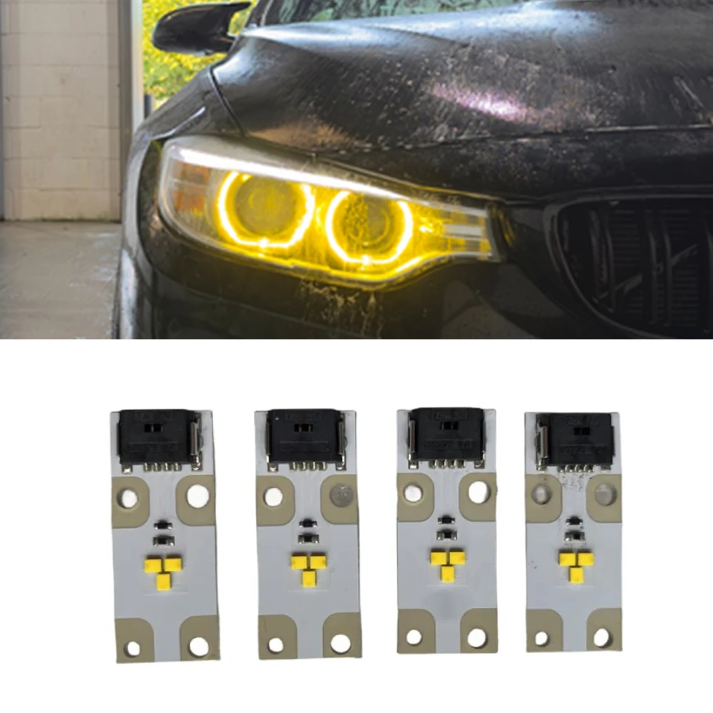 

Установка желтого цвета DRL для 2014-2017 BMW F80 F32 F33 F36 F83 F82 M3 M4 430i 420i 440i ксеноновая фара OE 63117263051, золотой дневной свет drl