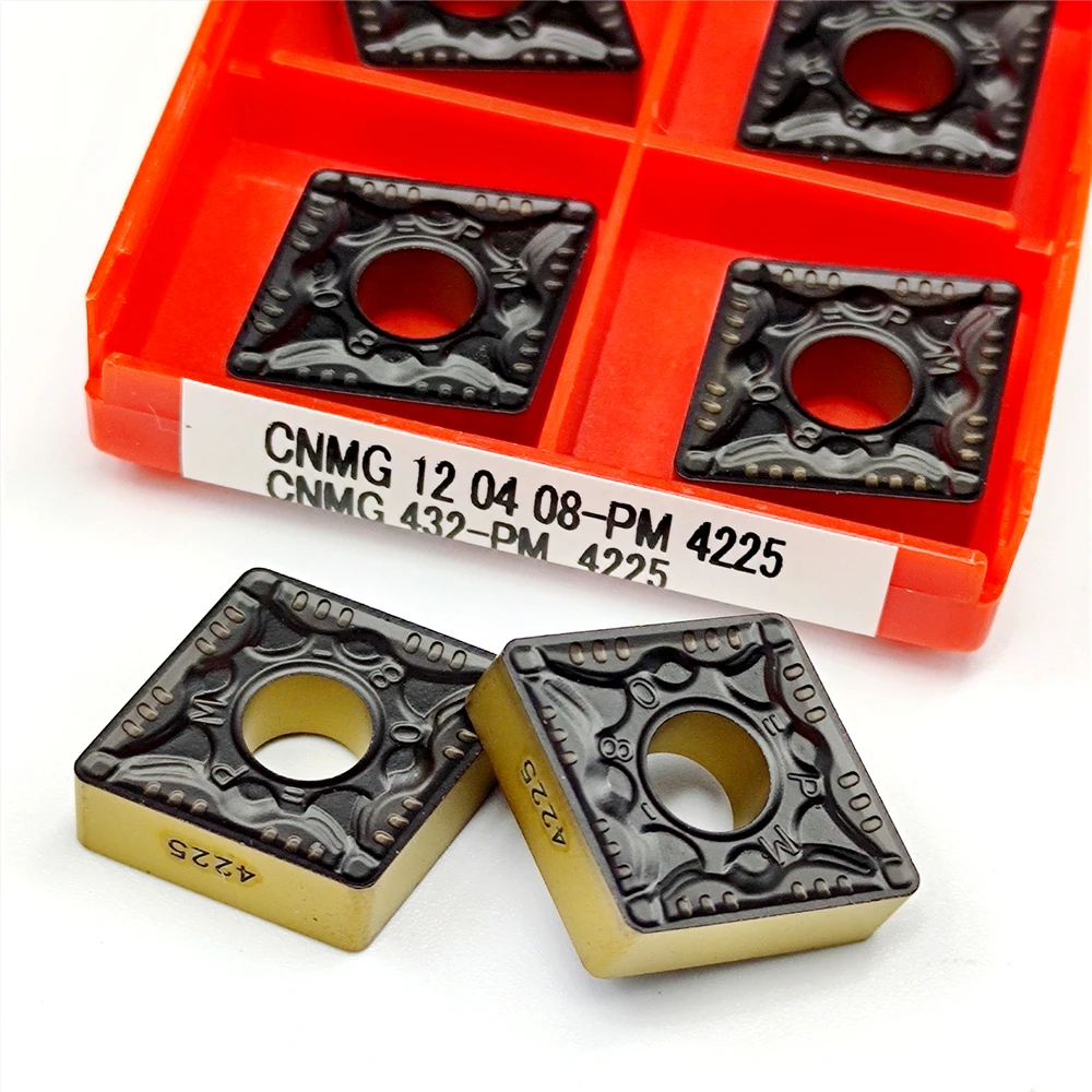 Imagem -05 - Azul Cnmg120404 Cnmg120408 Carboneto Cortador de Torneamento Inserções Torno Ferramenta Cnmg 120404 120408 Metal Parte Nano