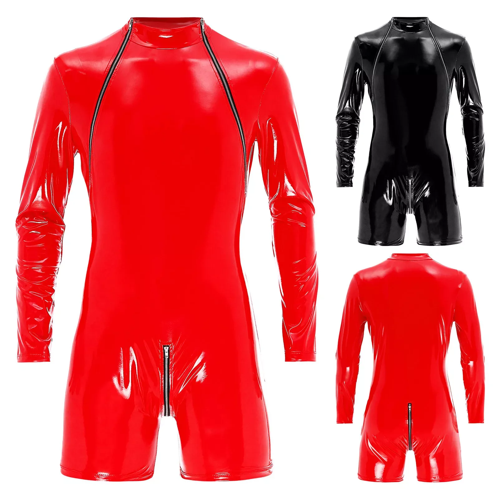 100% Latex Gummi Rubber Catsuit 0,4mm Ganzanzug Overall Zentai Anzug Kostüm Suit Party