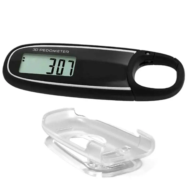 Step Counter Clip On Large Digital Display Simple Step Counter Step Tracker Removable Clip For Men Women Kids Adults Seniors