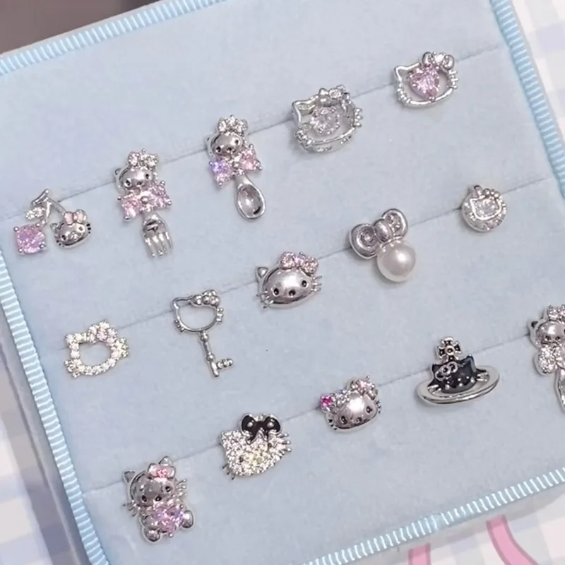 

Kawaii Hello Kitty Decoration Cute Cartoon Fashion Versatile Accessories Travel Desktop Women Supplies Student Gift Wholesale