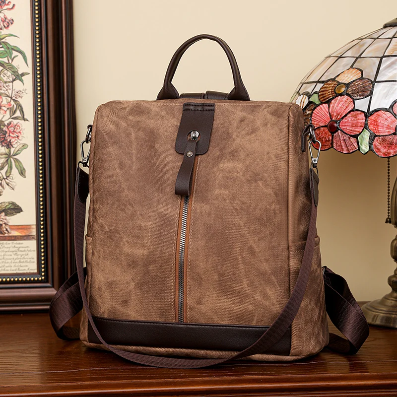 

Роскошный женский рюкзак, мягкие кожаные рюкзаки для девочек-подростков, женские школьные сумки на плечо для женщин, 2025 г.