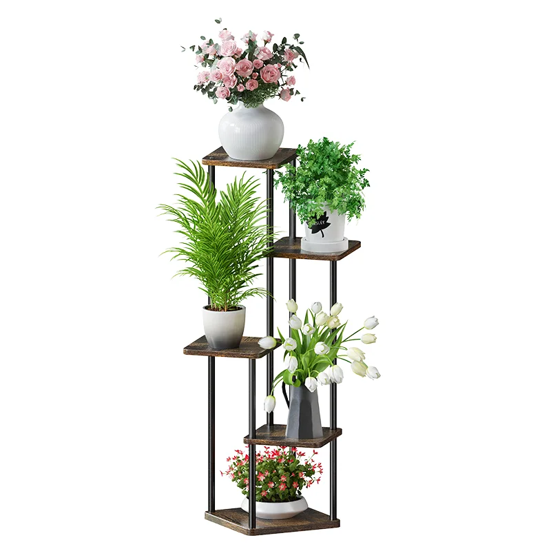 Plantenstandaard voor bloemen Ijzer 6/7/8 lagen Plantenplank Plantorganisator Opslag Plantenhouder Displaystandaard Tuindecoratie - afbeelding 2