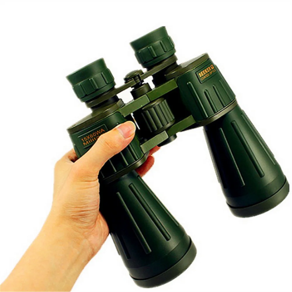 SEEKER 15X60mm High-end Telescope Double Cylinder HD Export German Military Standard Night Vision Adult Glasses Telescope