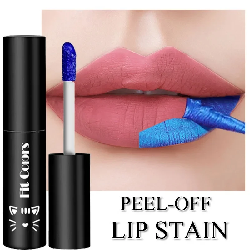 1 Stuk Afscheuring Vloeibare Lippenstift Matte Lip Tinting Peel-Off Lip Glazuur Waterdichte Blijvende Make-Up Tattoo Masker Lipgloss Cosmetica