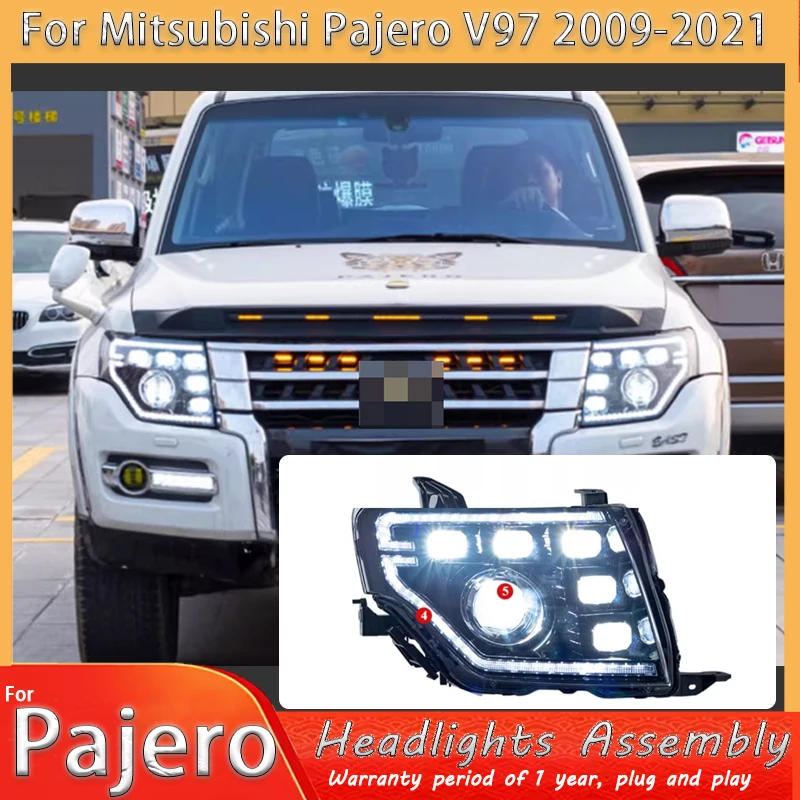 

Car Headlights Assembly For Mitsubishi Pajero V97 2009-2021 LED Front Lights Upgrade High Quality Projector Lens Accessories