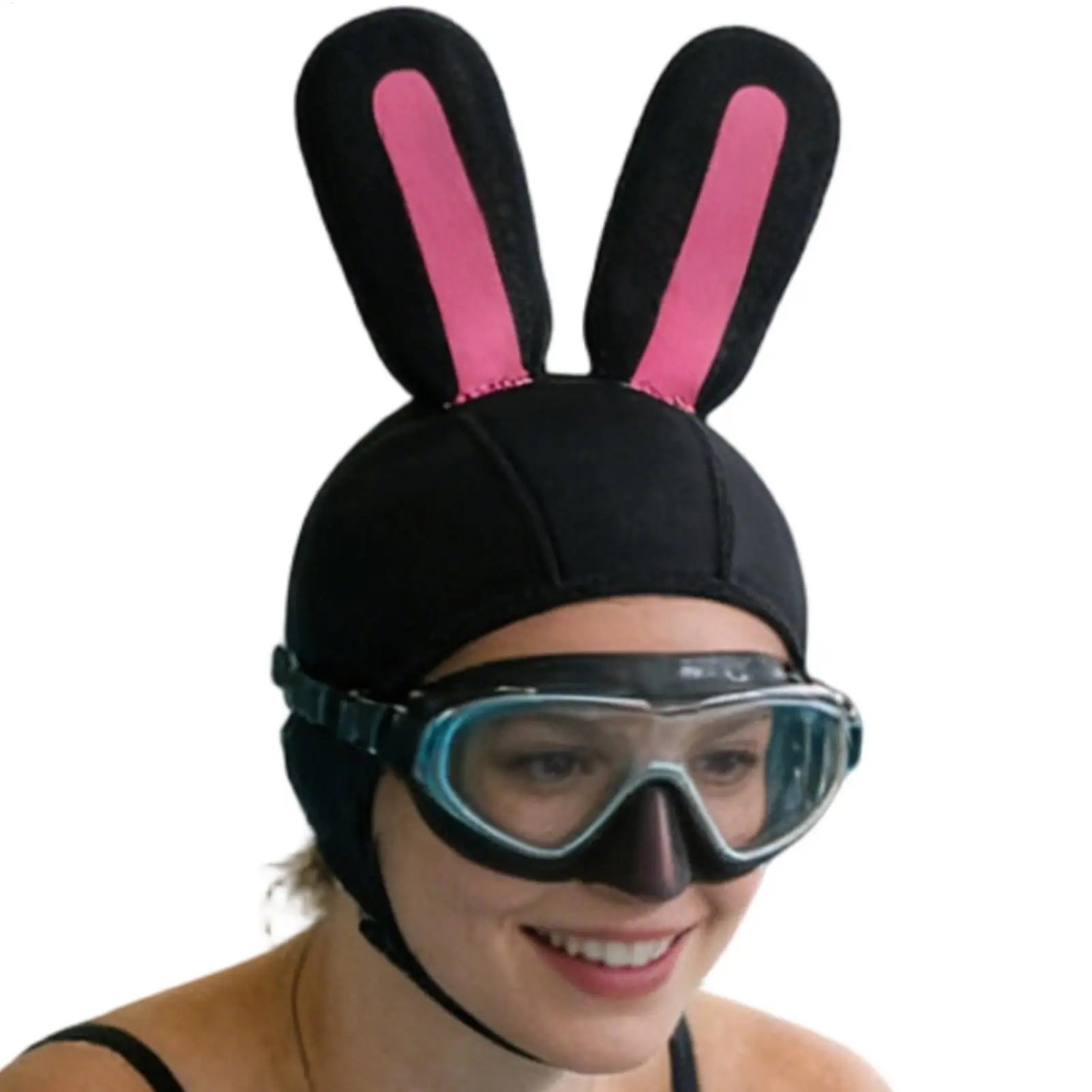 

Neoprene Hood Sailing Hat With Bunny Ears Wetsuit Hat For Kayaking Snorkeling Swimming Sailing Surfing Canoeing Water Sports
