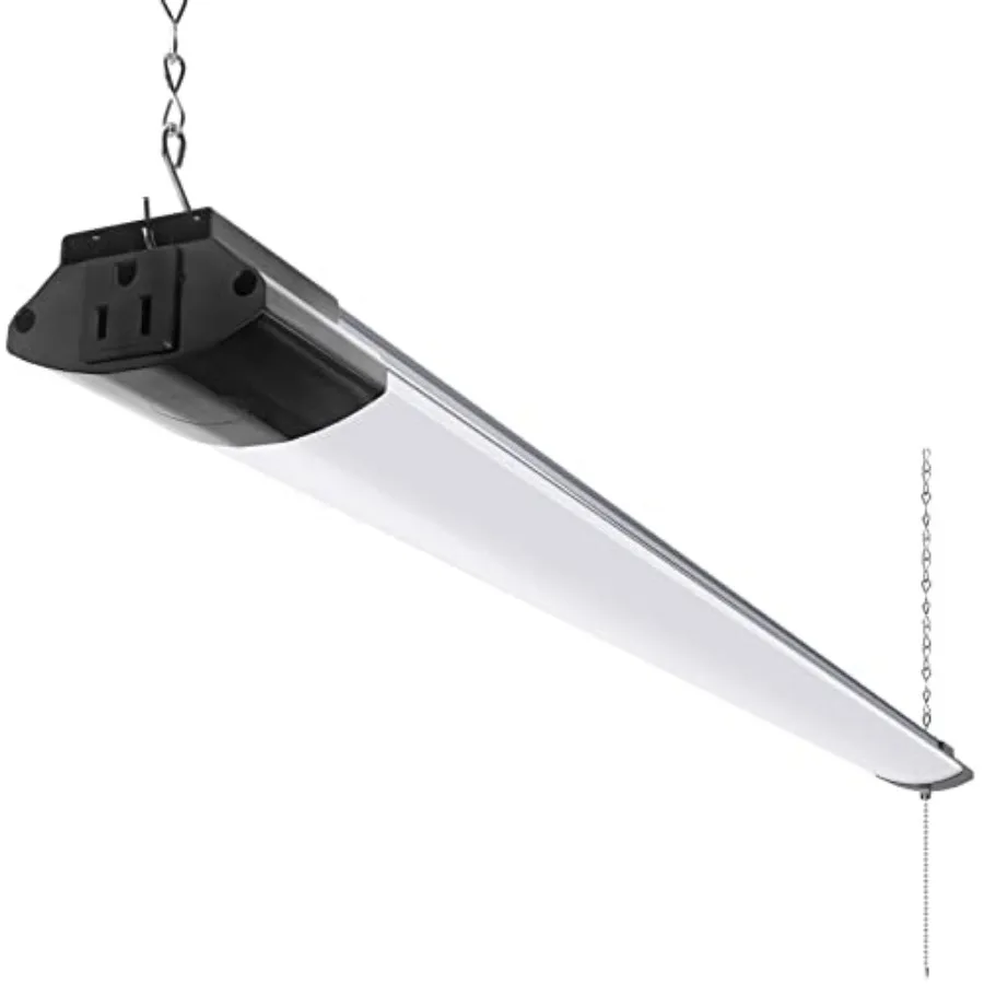 

BS84 LED Shop Light for Garage 10000LM 84W 4Feet Linkable Light Fixture for Workshop Basement Hanging or Flush Mount Heat Dissi