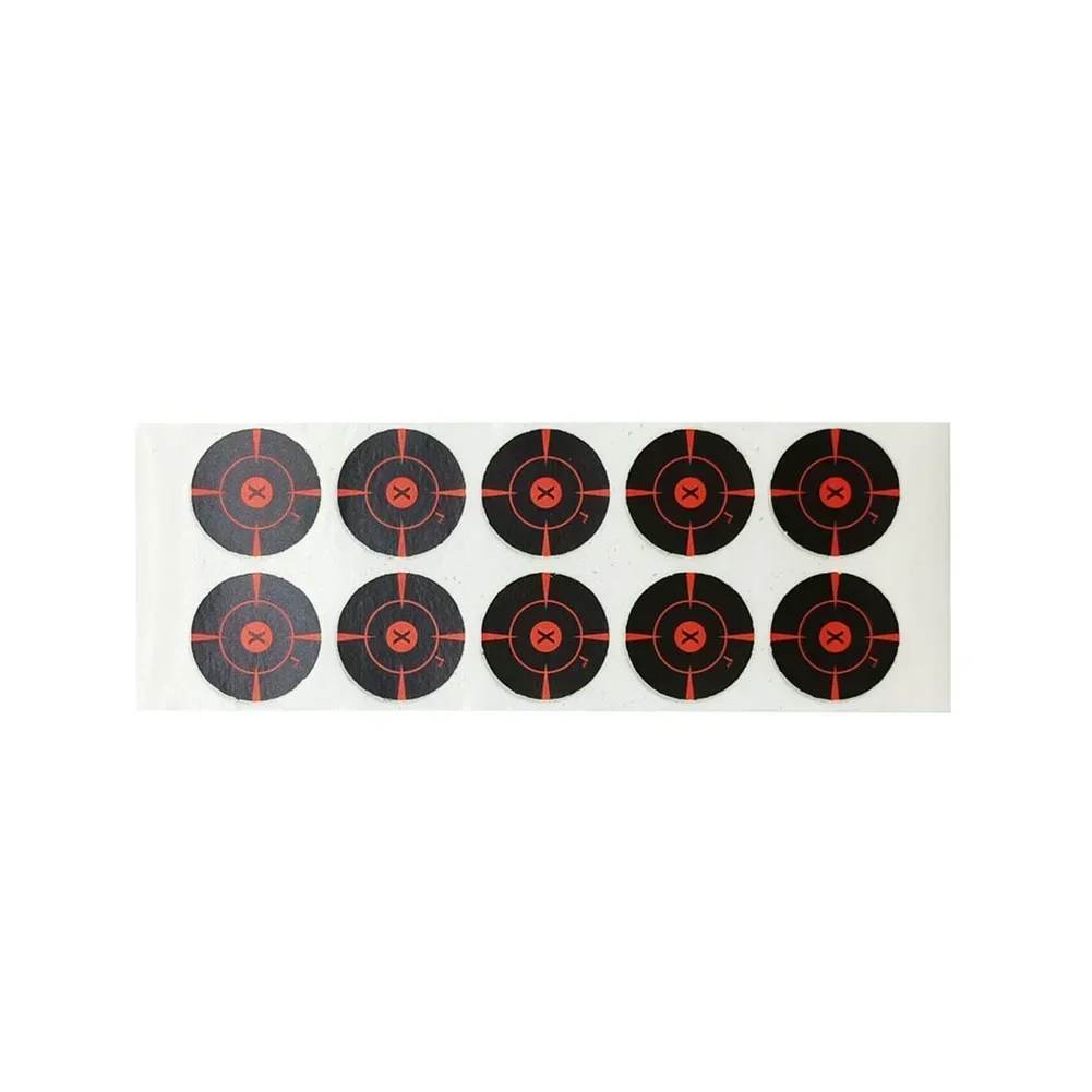 Brand New Newest 2022 Sporting Target Paper Target Stickers 100 × 100Pcs/Pack 1Inch Black/Red Cover-Up Patches