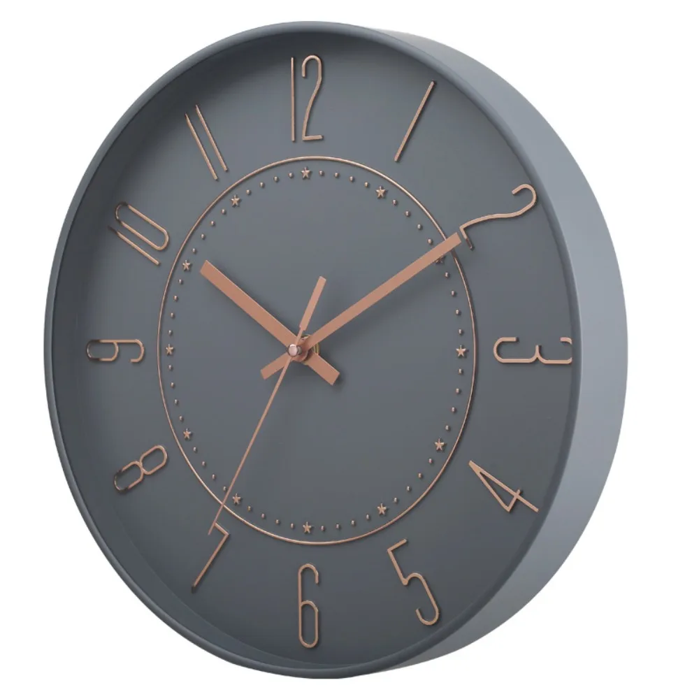 

Современные пластиковые подвесные часы, стильные декоративные настенные часы, круглые бесшумные весы, домашний декор