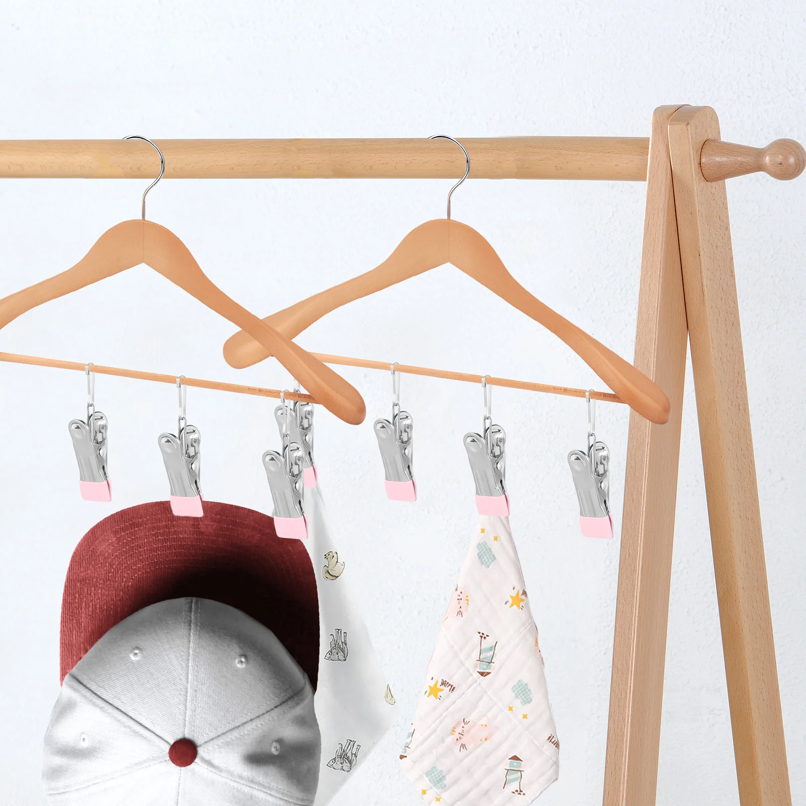 

20Pcs Reliable Windproof Clothespins Non-Slip Laundry Clips for Quilt Towel Shirt Pants Outdoor Drying Use Clothespins