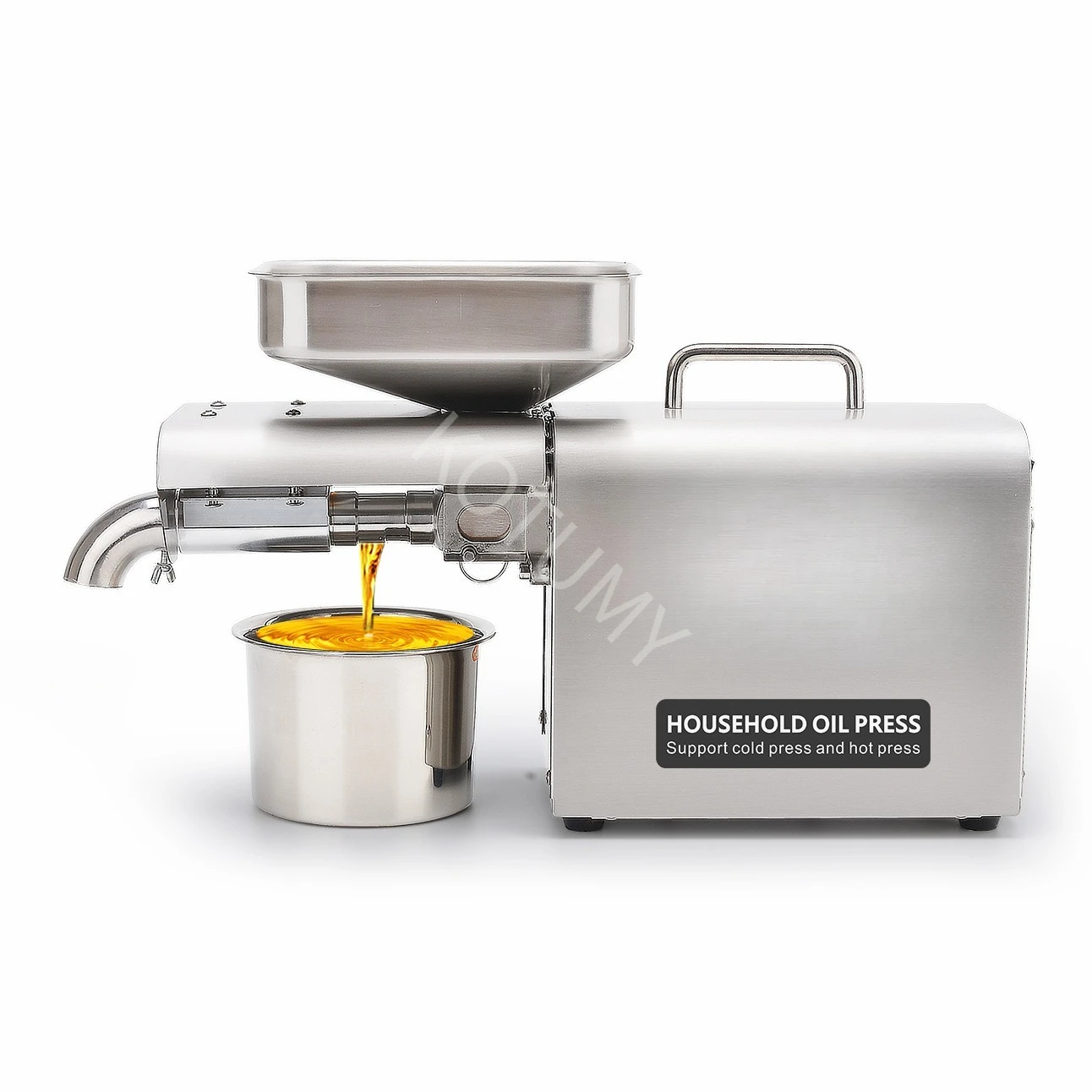

220V Household Commercial Fully Automatic Cold Press Oil Cold Press Sunflower Seed Oil Press Olive Oil Press
