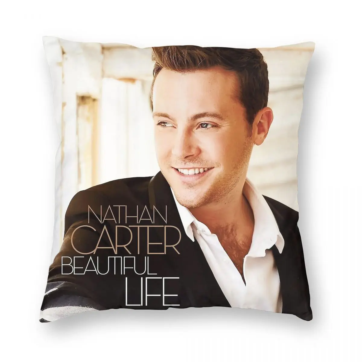 ناثان كارتر وسيم الناس ساحة المخدة البوليستر الكتان المخملية المطبوعة البريدي كسوة وسائد للزينة وسادة السرير بالجملة