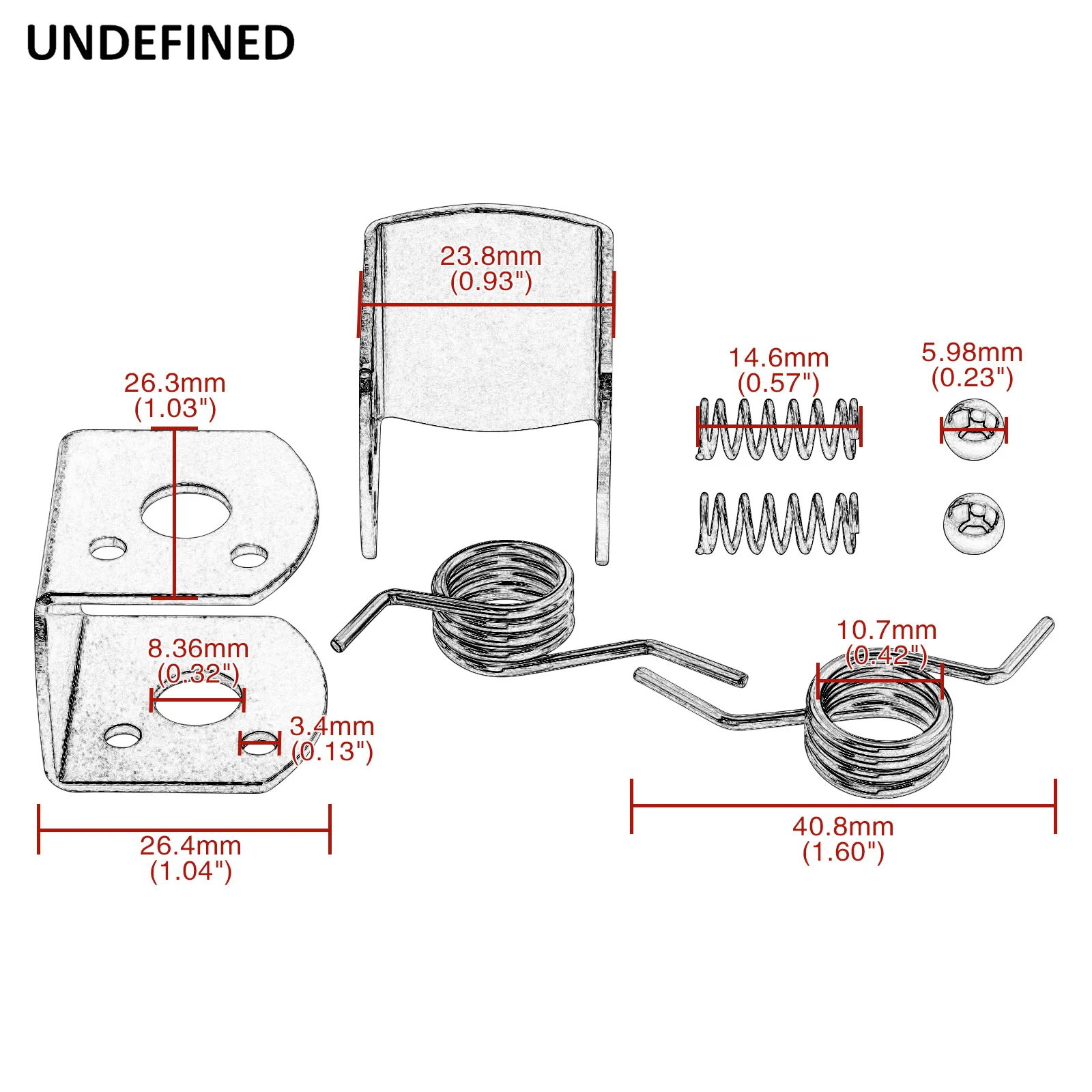 Footpeg Mounting Hardware For Softail Sport Glide FLSB Fat Bob Street Bob Standard FXST Replace OEM Part NO.1620-1840 view 6