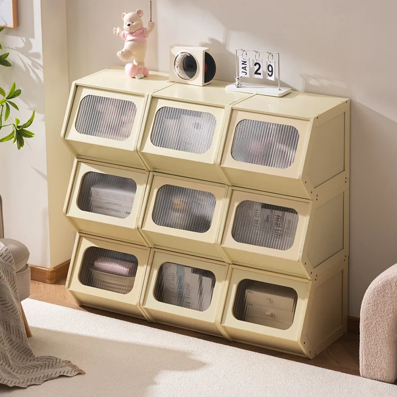 

Creative Storage Locker with Lid Solid Wood Rattan Storage Box Toys Books Sundries Furniture Mini Storage Box