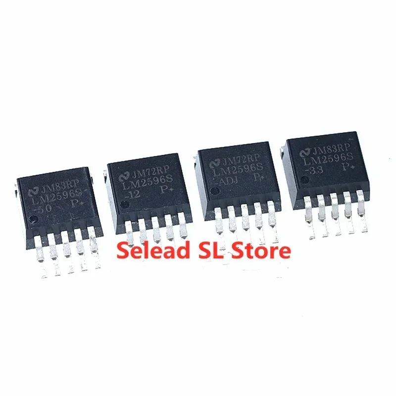 20 Teile/los LM2596S-3,3 3,3 V/5,0 V/12 V/ADJ TO-263-5 Spannungsstabilisator LM2596S-ADJ Und Spannungsreduzierer LM2596S-5 LM2596S-12