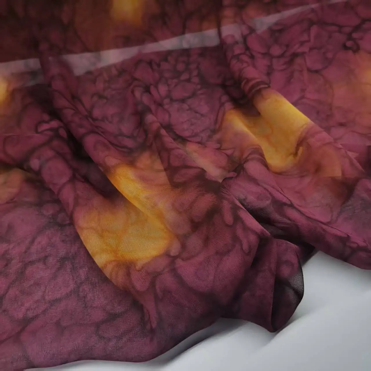 Pure Silk Georgette On Sale 8mm Breathable Sewing Natural Fabric DIY Tissue