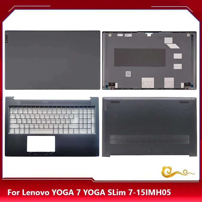 Imagem -01 - Lenovo-slim Slim Lcd Tampa Traseira Tampa Superior do Palmrest Caixa Inferior 15.6 715iil05 7-15itl05 7-15imh05 Novo