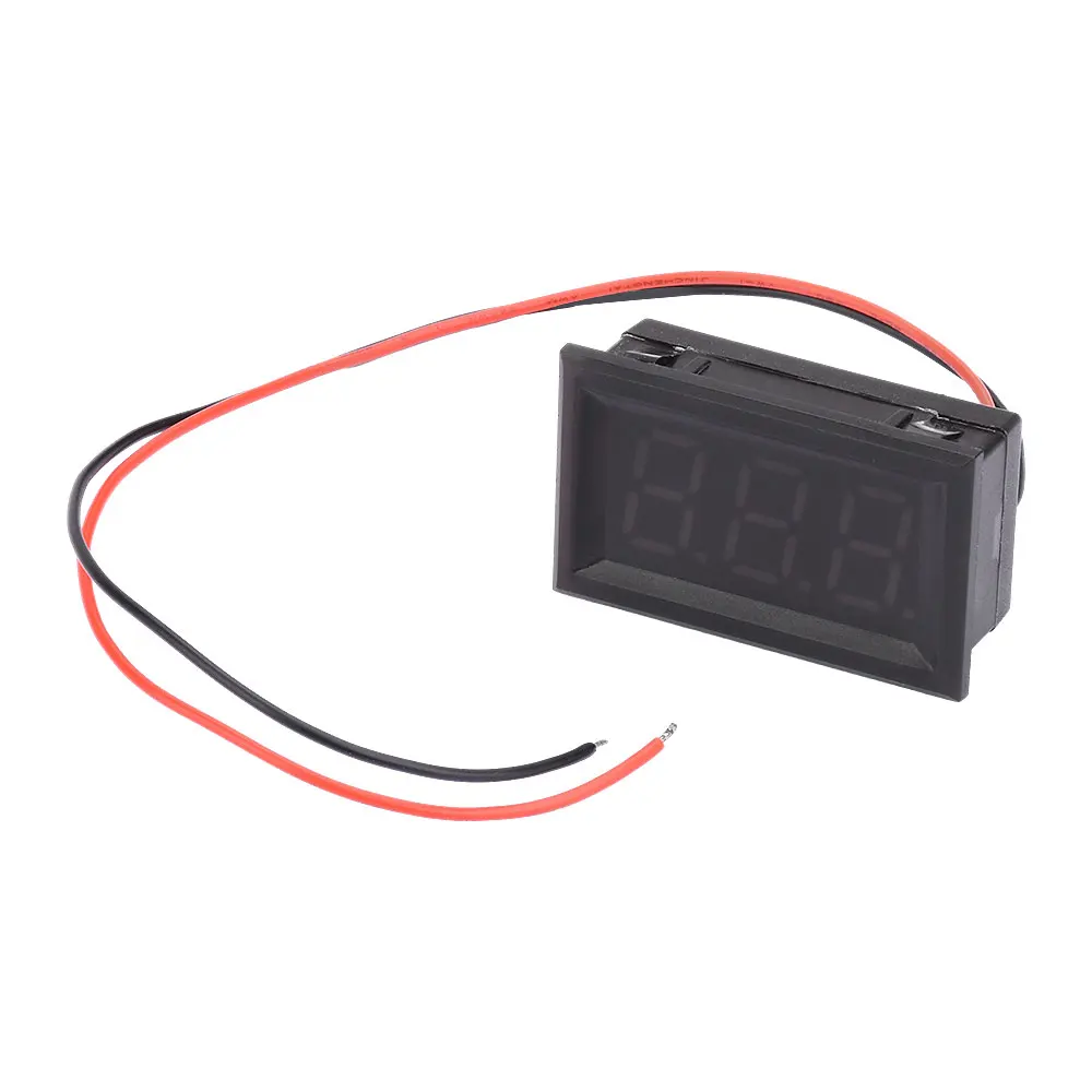 DC4.5V-30V Waterproof Digital Voltmeter Car Boat Motorcycle 0.56inch LED Display Volt Voltage Meter Mini Tester Panel Ammeter