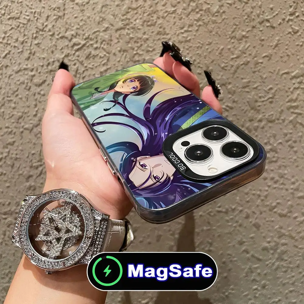 

Apothecary Diaries Jinshi Maomao Phone Case for iPhone 16 15 14 13 12 11 Pro Max Plus MagSafe Translucent Colour Printing Luxury