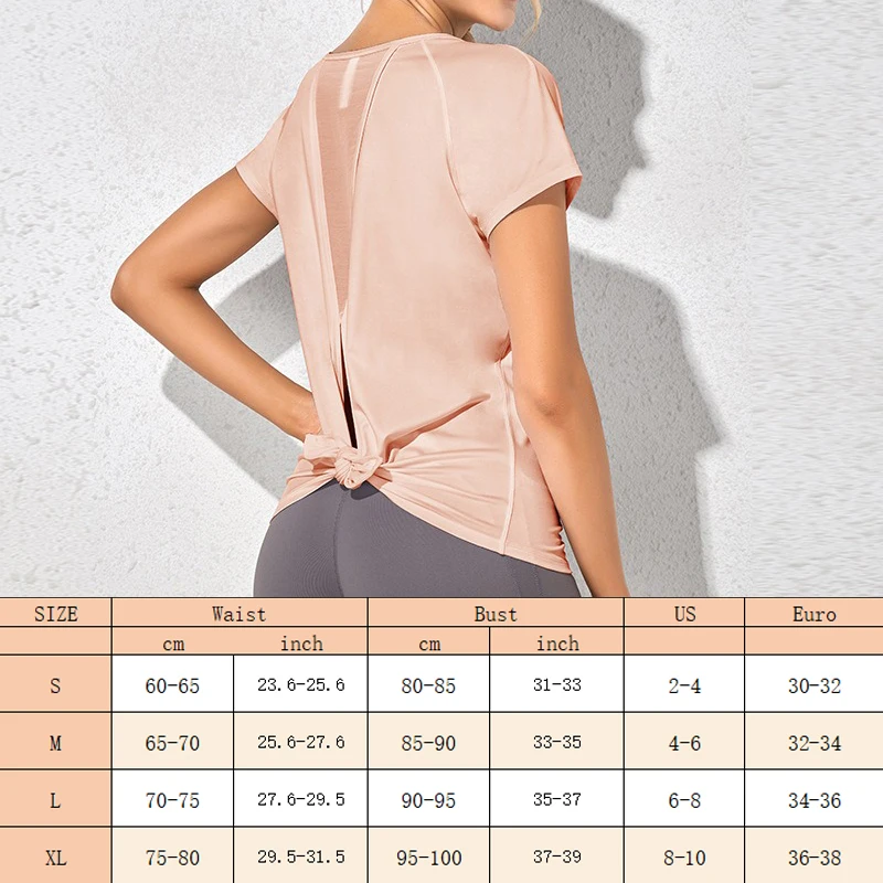 Aiithuug Mesh Back Dovetail Split Beauty Back Yoga Top Round Neck Fast Drying Sports Wear Breathable Gym Workout Pilates Shirts