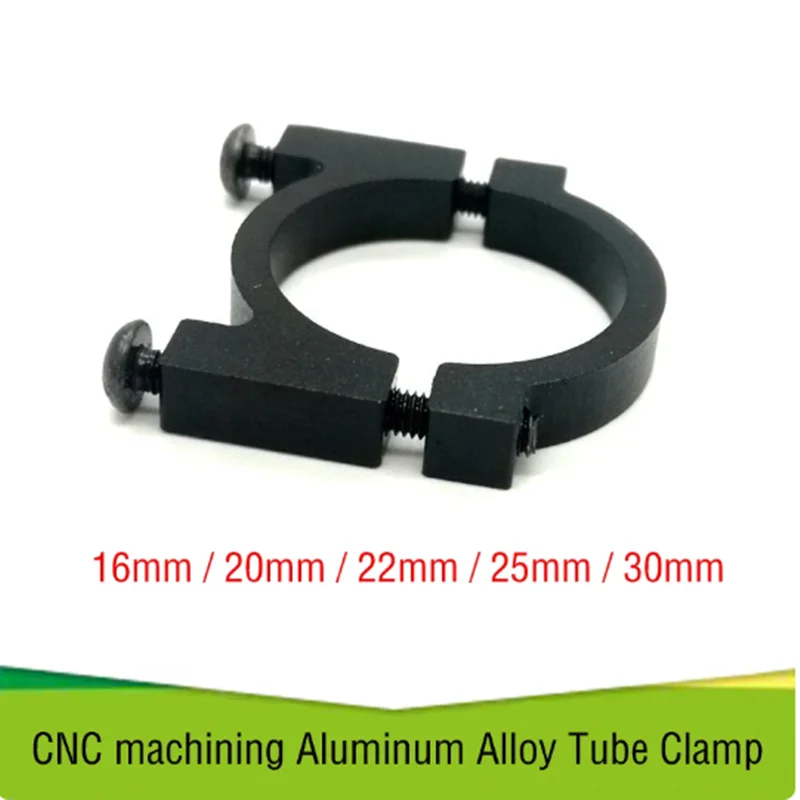 CNC machining Aluminum Alloy Tube Clamp for 16mm 20mm 22mm 25mm 30mm Carbon tube connection Multi-axis drone frame connection