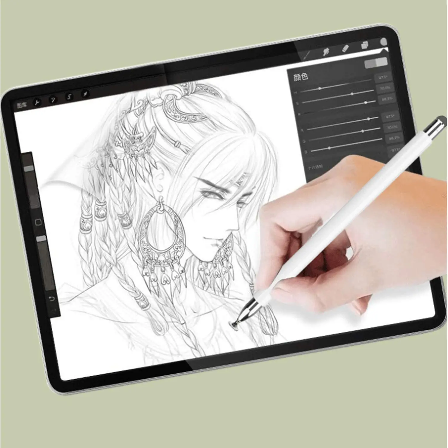 

Compatible With Android Tablet Suitable For Android IOS Capacitive Pen Tablets Touch Pen for iPad iPhone Samsung Huawei