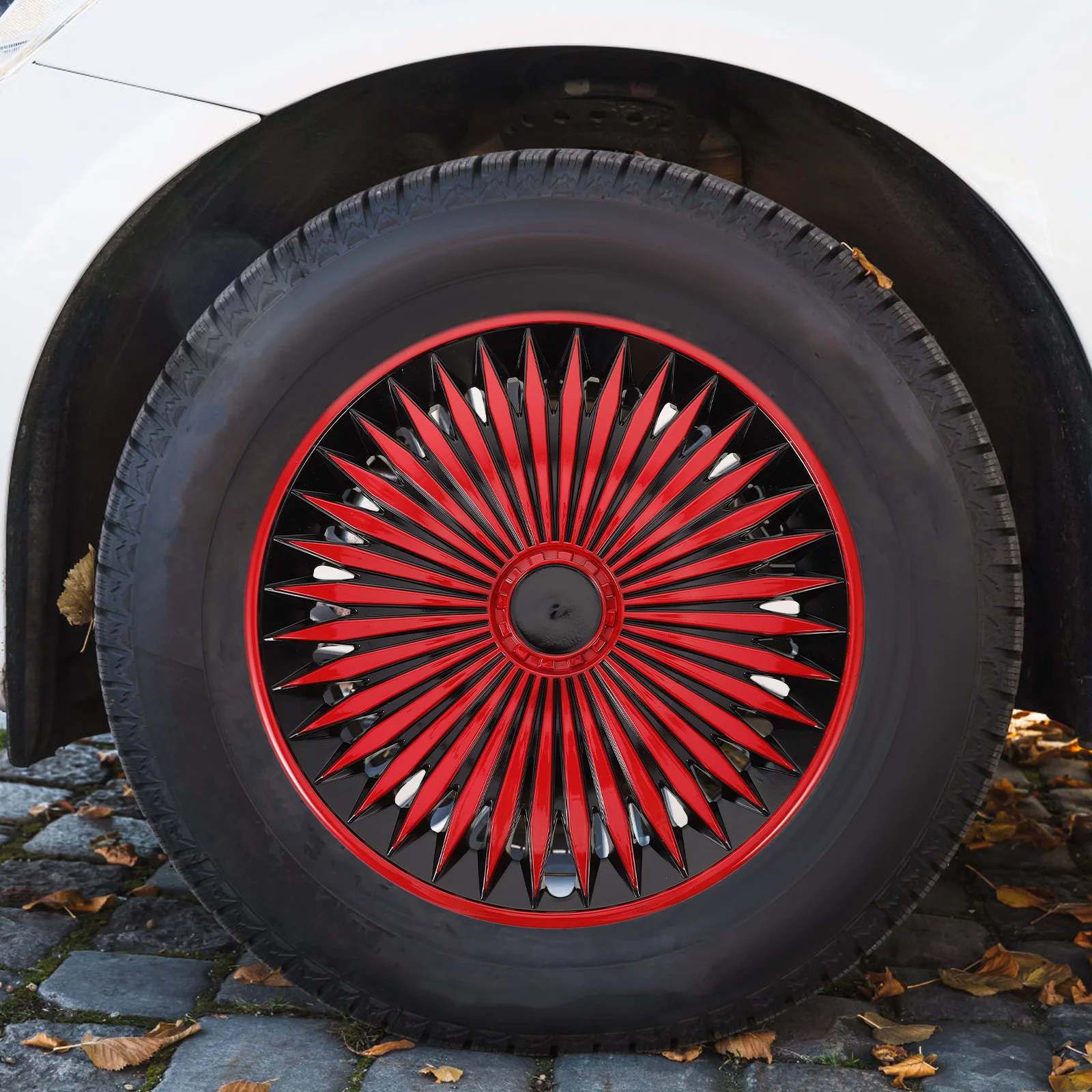 

Car Hubcaps Automotive Hubcaps Durable Decorative Decorative Hub Caps Hub Caps Stylish Wheel Rim Cover Tire Accessory